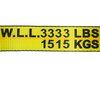 Tie 4 Safe Heavy Duty 2" x 20' Utility Endless Ratchet Tie Down Strap for Cargo Bundling Yellow, 2PK RT04CK-520E-Y-C-2